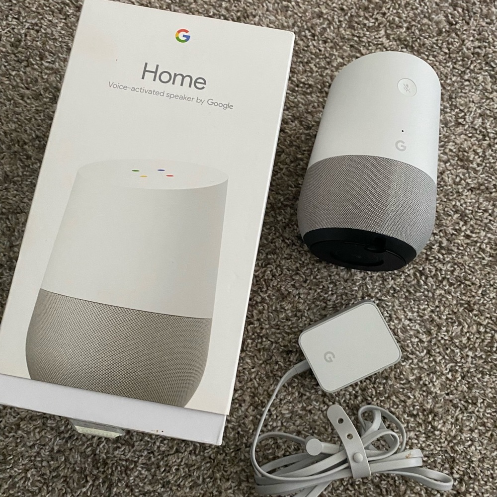 Google voice speaker never used